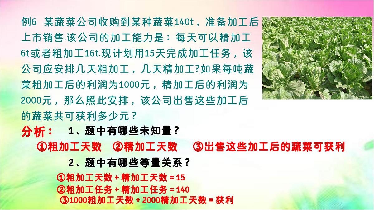 6.2二元一次方程组的解法 第3课时 综合应用 -课件 华东师大版（2024）数学七年级下册第5页