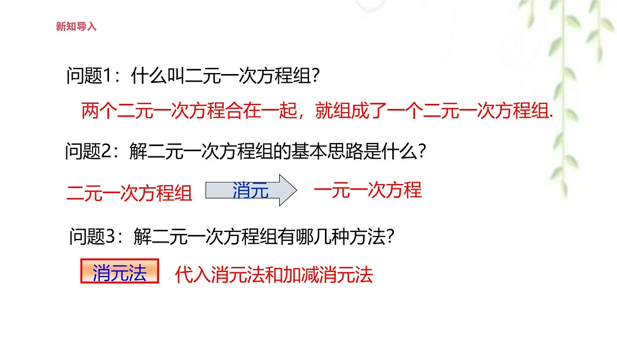 6.3三元一次方程组及其解法 -课件 华东师大版（2024）数学七年级下册第3页
