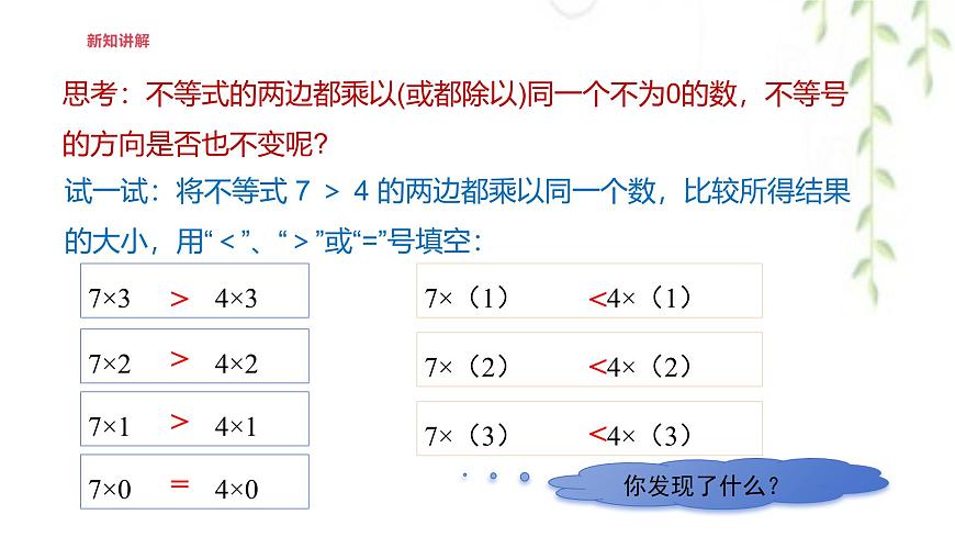7.2不等式的基本性质    --课件 华东师大版（2024）数学七年级下册第8页