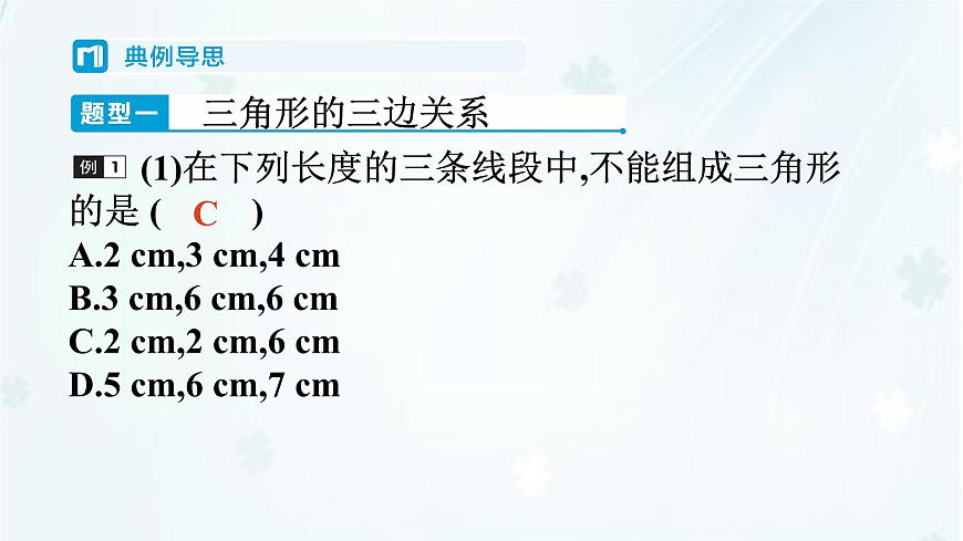 8.1.3　三角形的三边关系    -课件 华东师大版（2024）数学七年级下册第4页