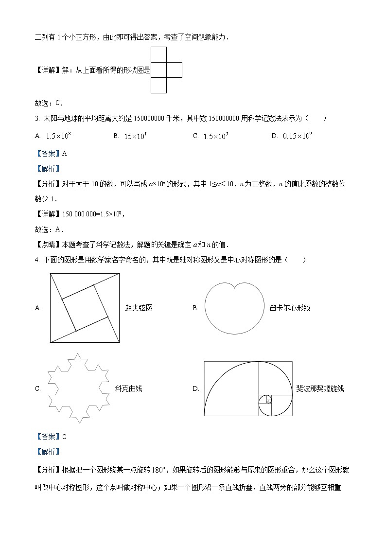 精品解析：2024年山东省济南市槐荫区中考三模数学试题（解析版）第2页