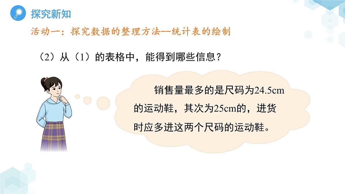 7.2数据的整理 课件 数学青岛版（2024）七年级下册第7章第8页