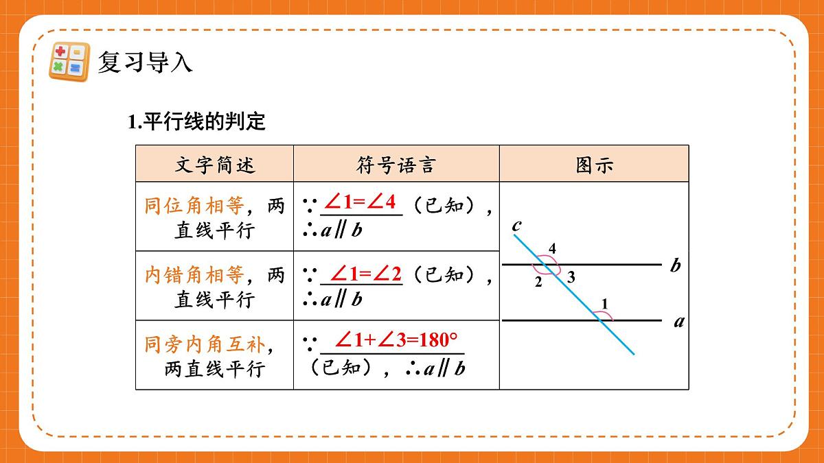 人教版（2024）七年级下册数学7.2.3.2平行线的判定与性质的综合运用【课件】第5页