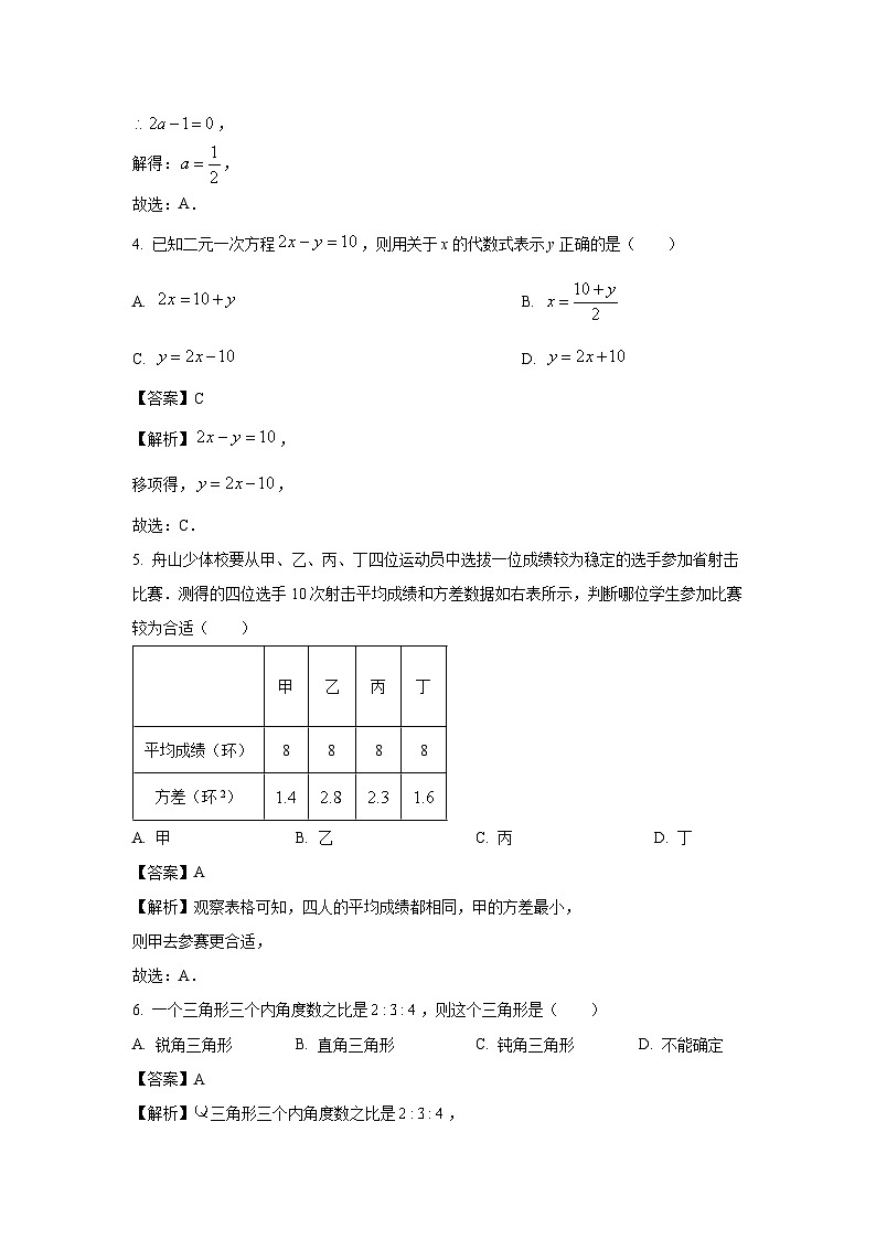 山西省运城市绛县2024-2025学年八年级上学期期末考试数学试卷（解析版）第2页