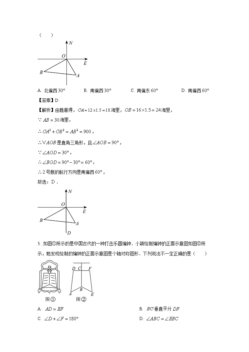 山西省运城市九校2024-2025学年八年级下学期第一次月考数学试卷（解析版）第2页