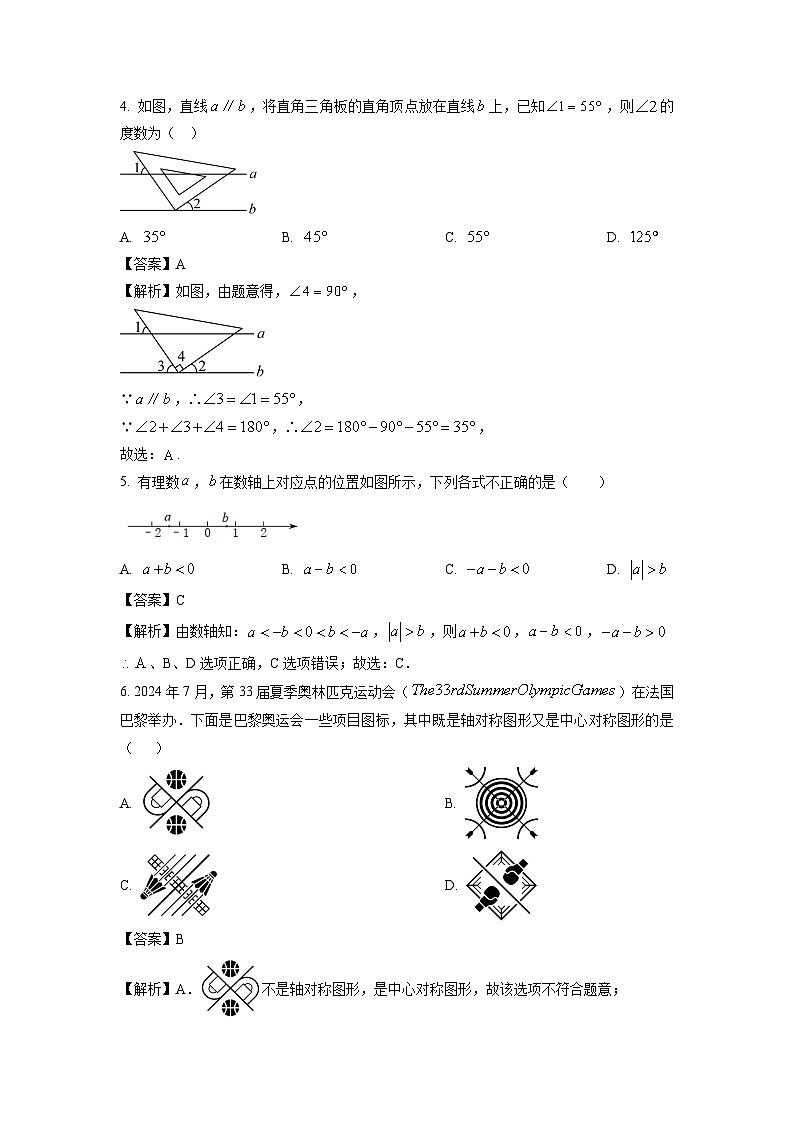 山东省济南市东南片区2025年中考一模数学试题（解析版）第2页