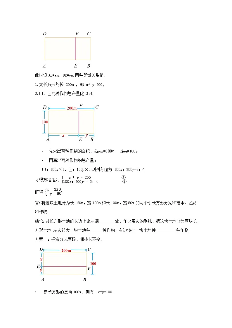 10.3.2《实际问题与二元一次方程组》第二课时 教案 第2页