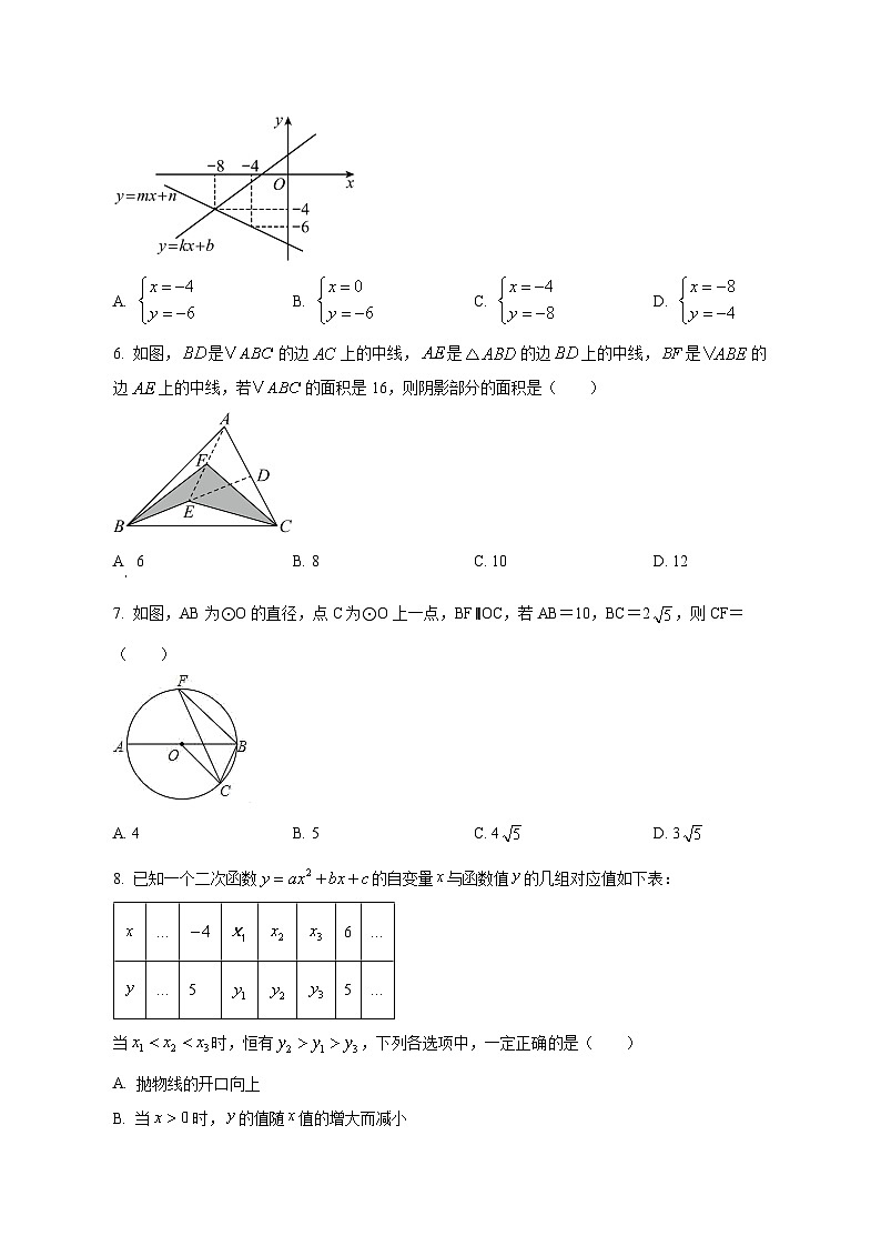 2025年陕西省西安市九年级下学期4月中考数学检测试题（含答案）第2页