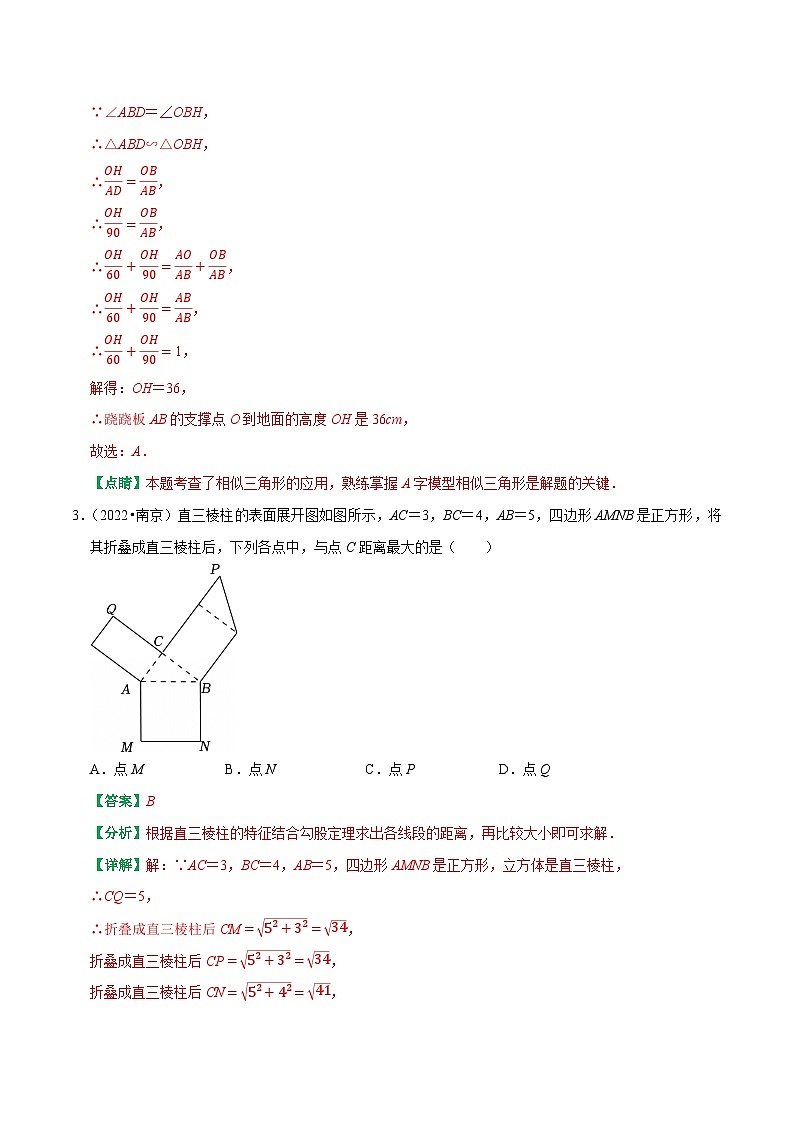 专题1 南京中考数学题型对位训练选择题压轴题集中训练【备战中考 挑战满分】2025年南京市中考数学三轮复习题型对位训练（解析版）第3页