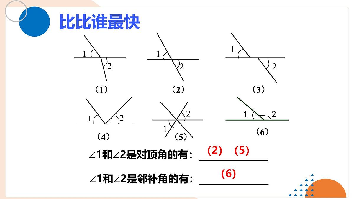 10.1 相交线——对顶角 课件 沪科版（2024）数学 七年级下册第7页