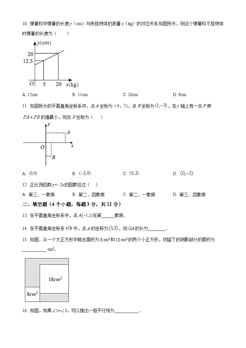 河北省邯郸市肥乡区2024-2025学年八年级上学期1月期末数学试题（原卷版+解析版）第2页