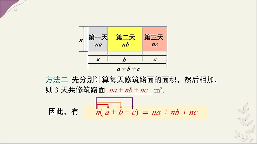 8.2.2单项式乘以多项式课件 沪科版（2024）数学 七年级下册第6页