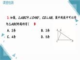 人教版初中數(shù)學(xué)八年級(jí)上冊(cè)13.2.2 三角形的中線、角平分線、高 課件+教案