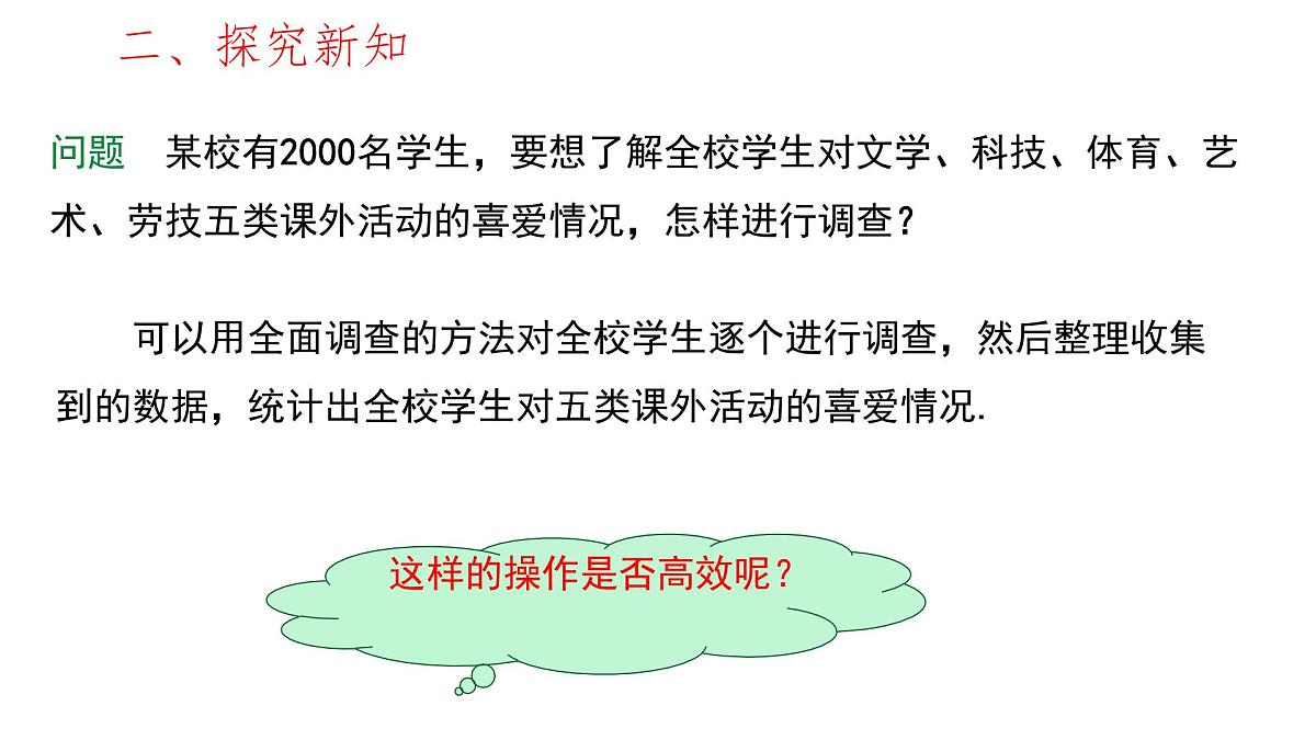 初中数学人教版（2024）七年级下册12.1.2 抽样调查 课件第4页