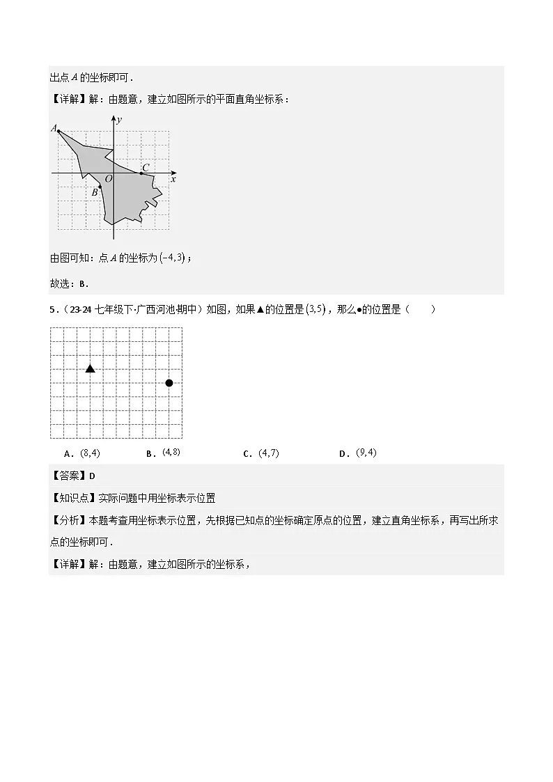 专题03 平面直角坐标系（考题猜想，8种高频易错重难点60题专项训练）（解析版）第3页