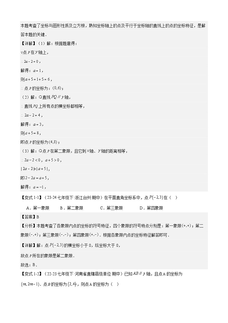 清单03 平面直角坐标系（2考点梳理+5题型解读）（解析版）第3页