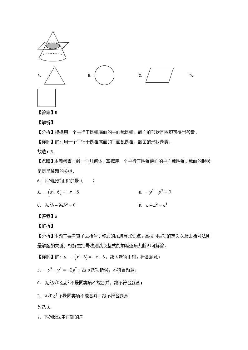 2024-2025学年山东济南天桥区七年级上册数学期中试卷及答案第3页