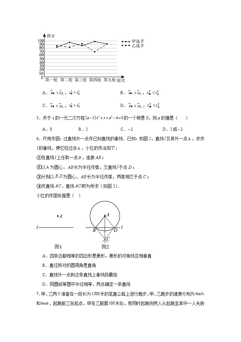 八年级数学月考卷【测试范围：北京版八年级下册第14-17章】（北京版）（考试版）第2页