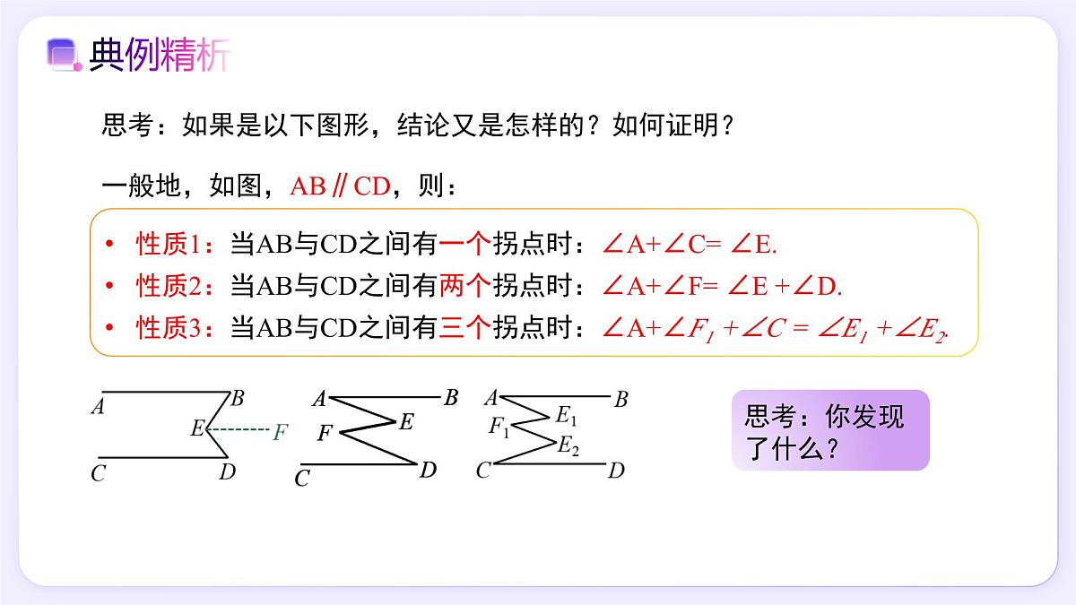 7.2.3（第3课时）平行线的拐点模型 - 初中数学七年级下册同步教学课件（人教版2024）第6页