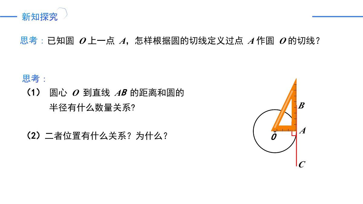 24.2.2《切线的判定与性质》课件 人教版数学九年级上册第5页