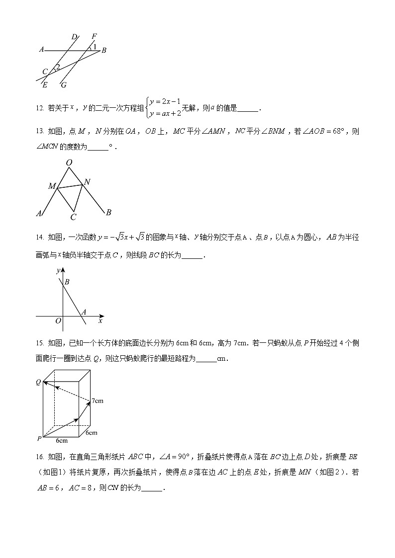 山东省青岛市李沧区2024-2025学年八年级上学期期末考试数学试卷 （原卷版+解析版）第3页