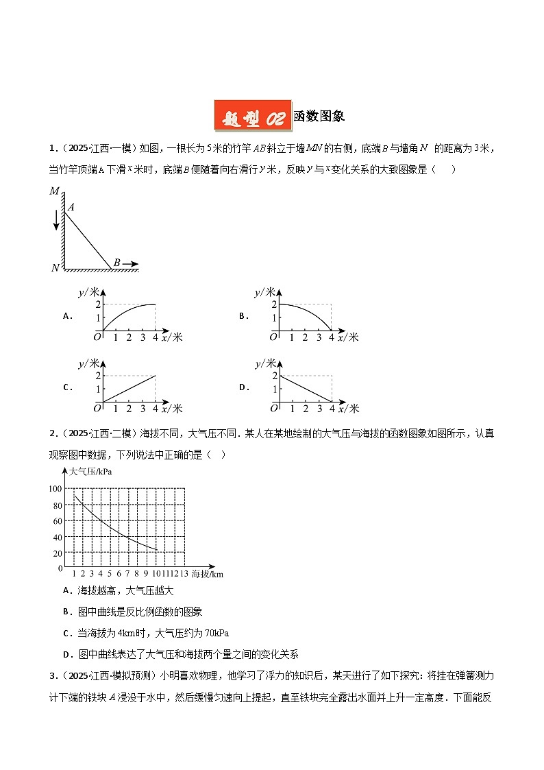 专题03 一次函数与反比例函数（原卷版）第3页