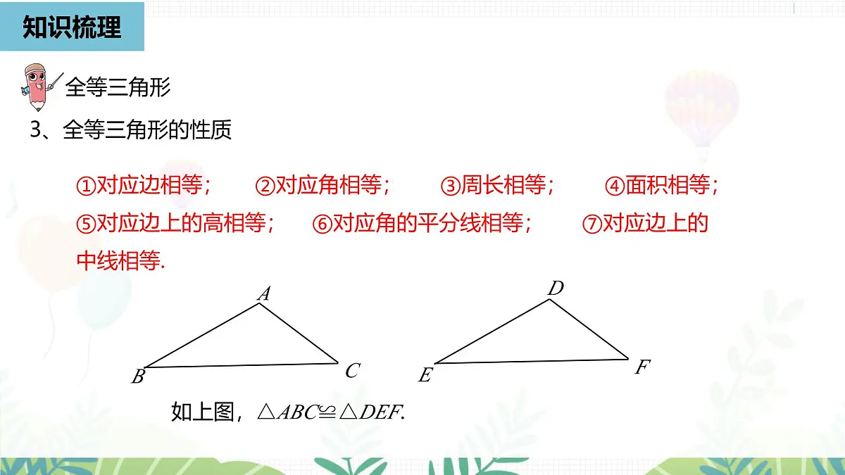 人教版数学2024八年级上册 第14章 全等三角形（小结复习课1） PPT课件第5页