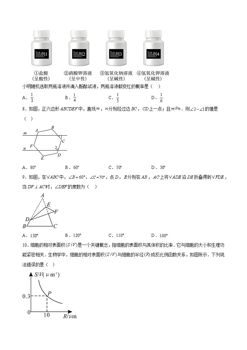 2025年中考押题预测卷：数学（河北卷）（考试版）第3页
