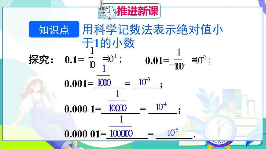 第2课时 负整数指数幂的应用第4页