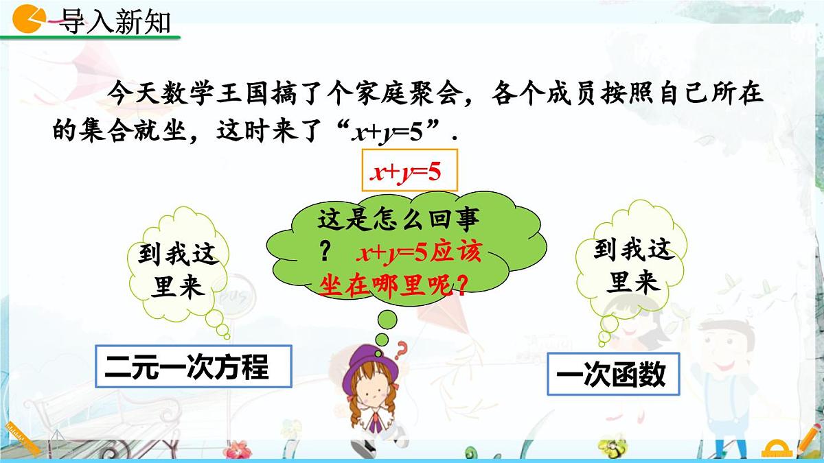 北师大版 数学2024八年级上册 5.6 二元一次方程与 一次函数 PPT课件第2页