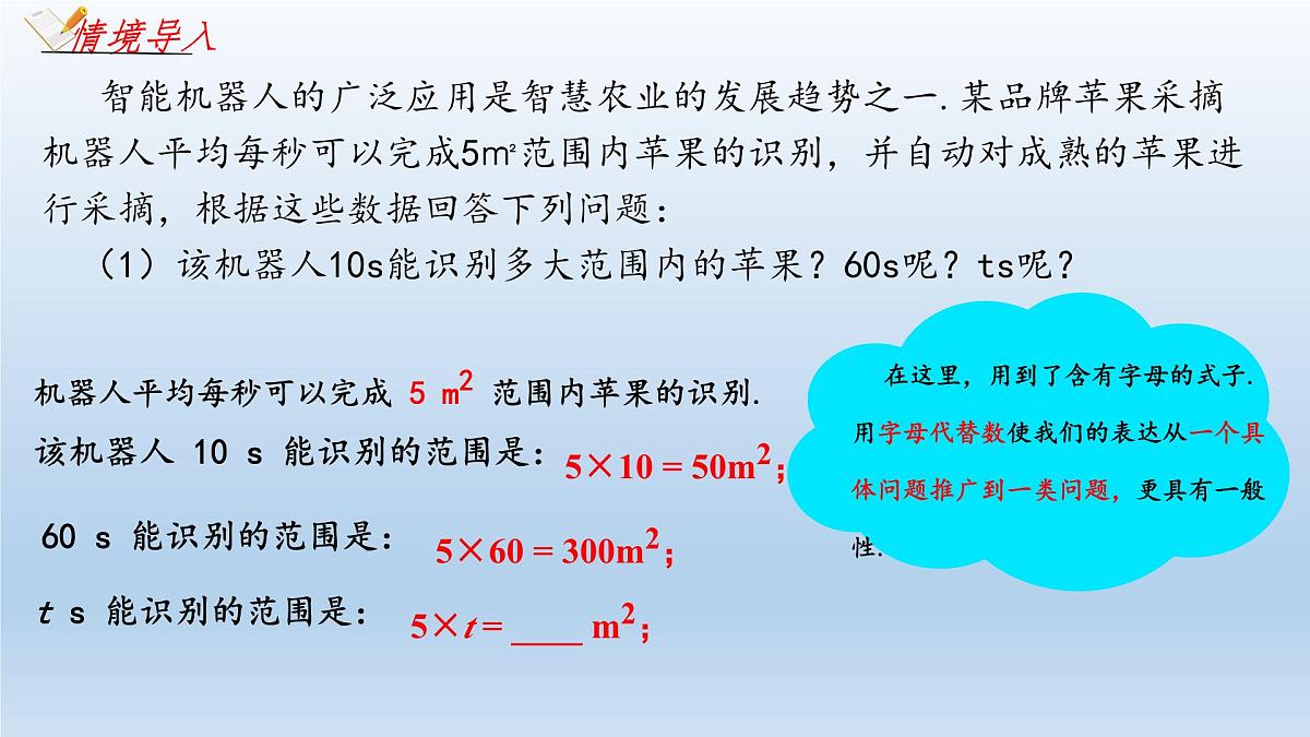 3.1列代数式表示数量关系（第一课时） 课件 2024-2025学年人教版（2024）七年级数学上册第1页