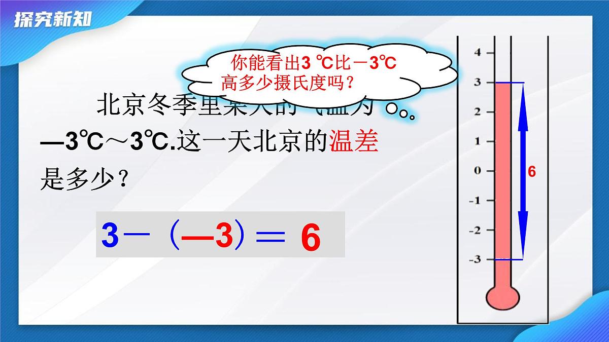 2.1.2 有理数的减法 课件-2024-2025学年人教版数学七年级上册第5页