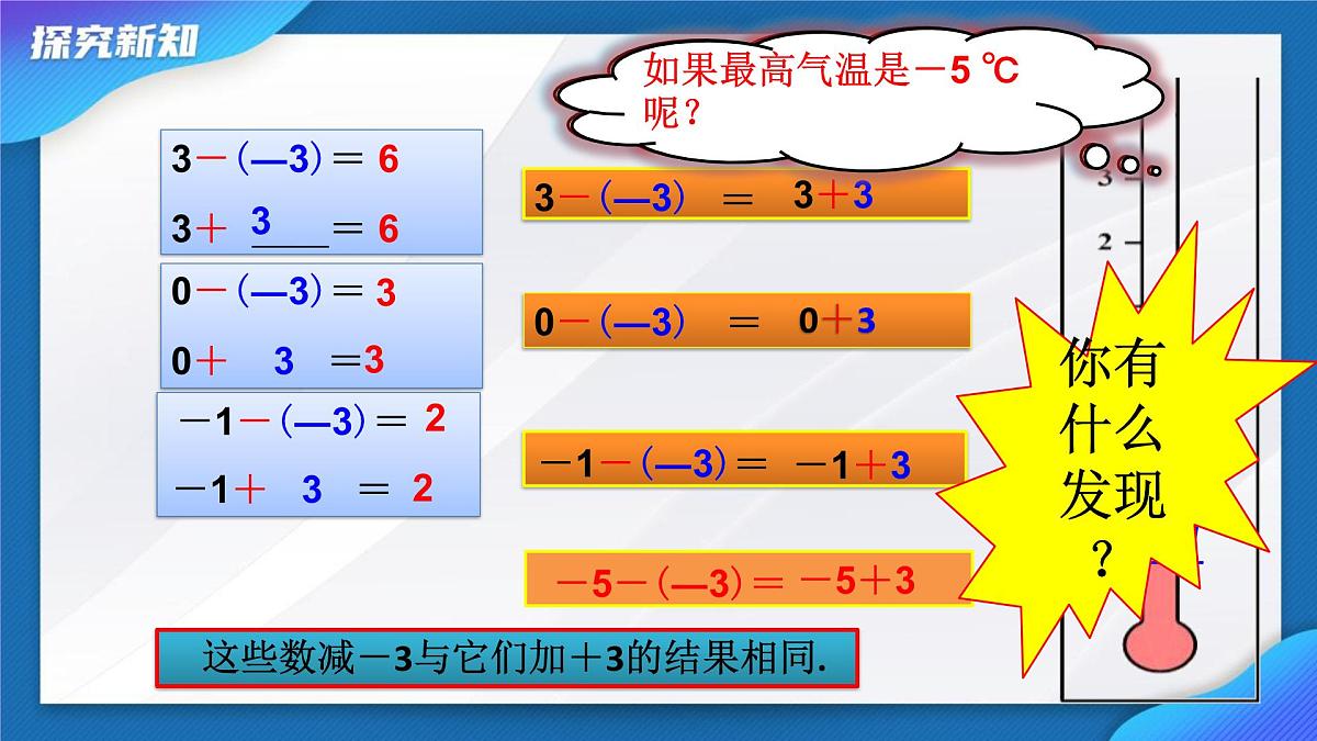 2.1.2 有理数的减法 课件-2024-2025学年人教版数学七年级上册第7页