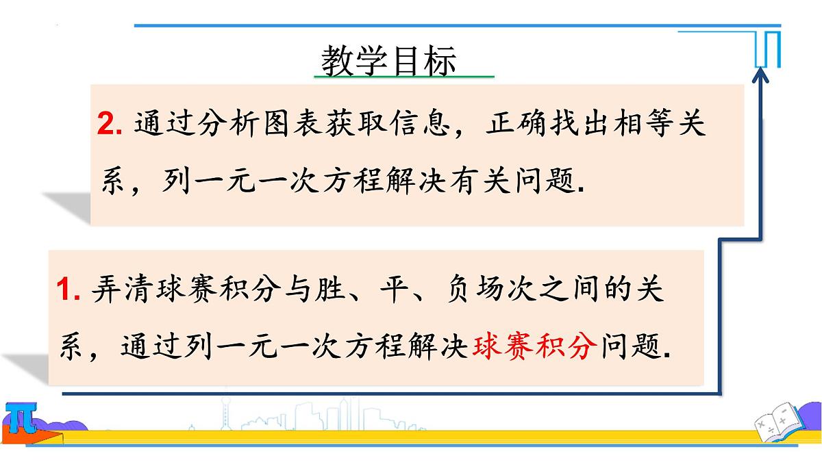 　5.3实际问题与一元一次方程球赛积分表问题　 课件 2024—2025学年人教版数学七年级上册第2页