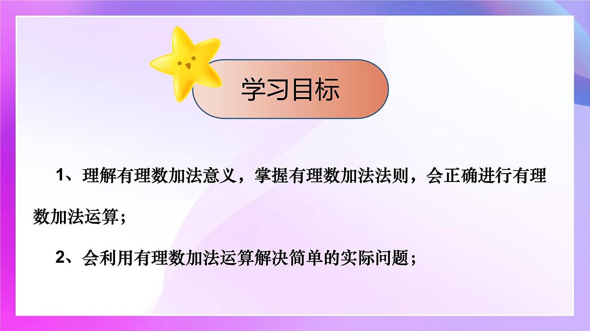 2.1.1  有理数的加法  课件-2024-2025学年人教版七年级数学上册第2页
