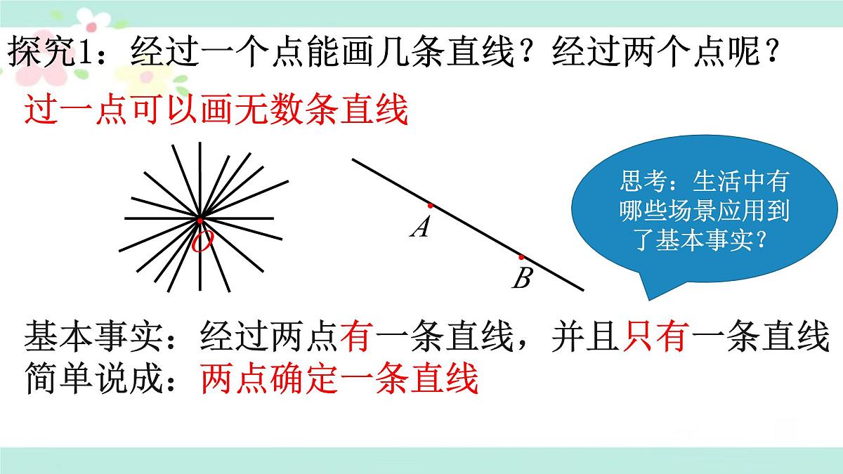 6.2.1直线、射线、线段  课件   2024--2025学年人教版七年级数学上册第7页