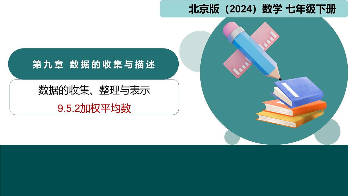 9.5.2加权平均数（同步课件）-2024-2025学年七年级数学下册（北京版2024）第1页