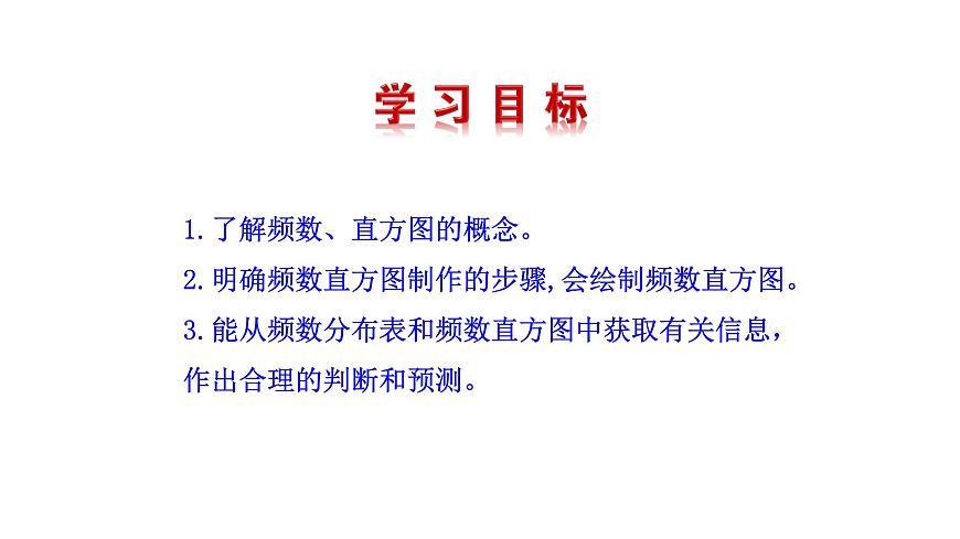 2024-2025学年数学人教版七年级下册12.2.2 直方图 课件第2页