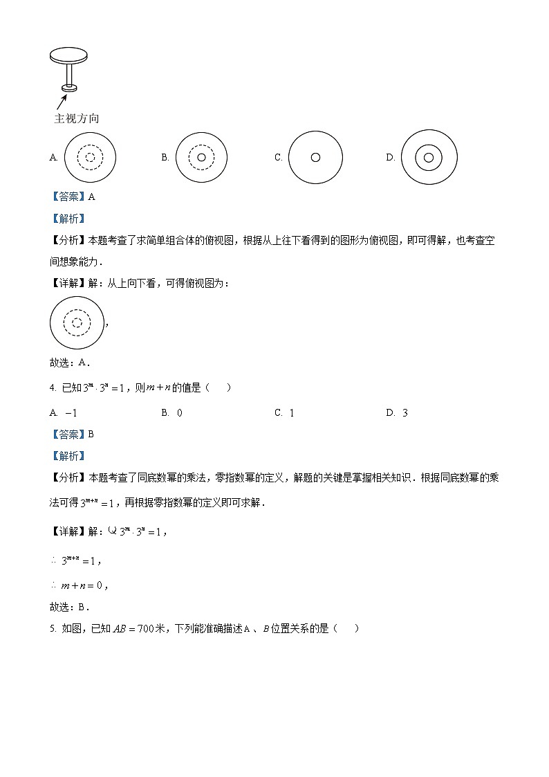 2025年河南省许昌市襄城县中考二模数学试题（解析版）第2页