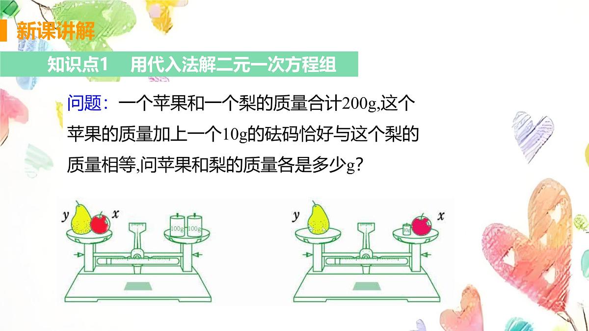 　10.2.1 代入消元法　课件　2024-2025学年人教版七年级数学下册第3页