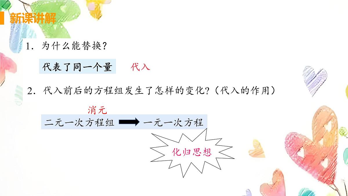 　10.2.1 代入消元法　课件　2024-2025学年人教版七年级数学下册第7页