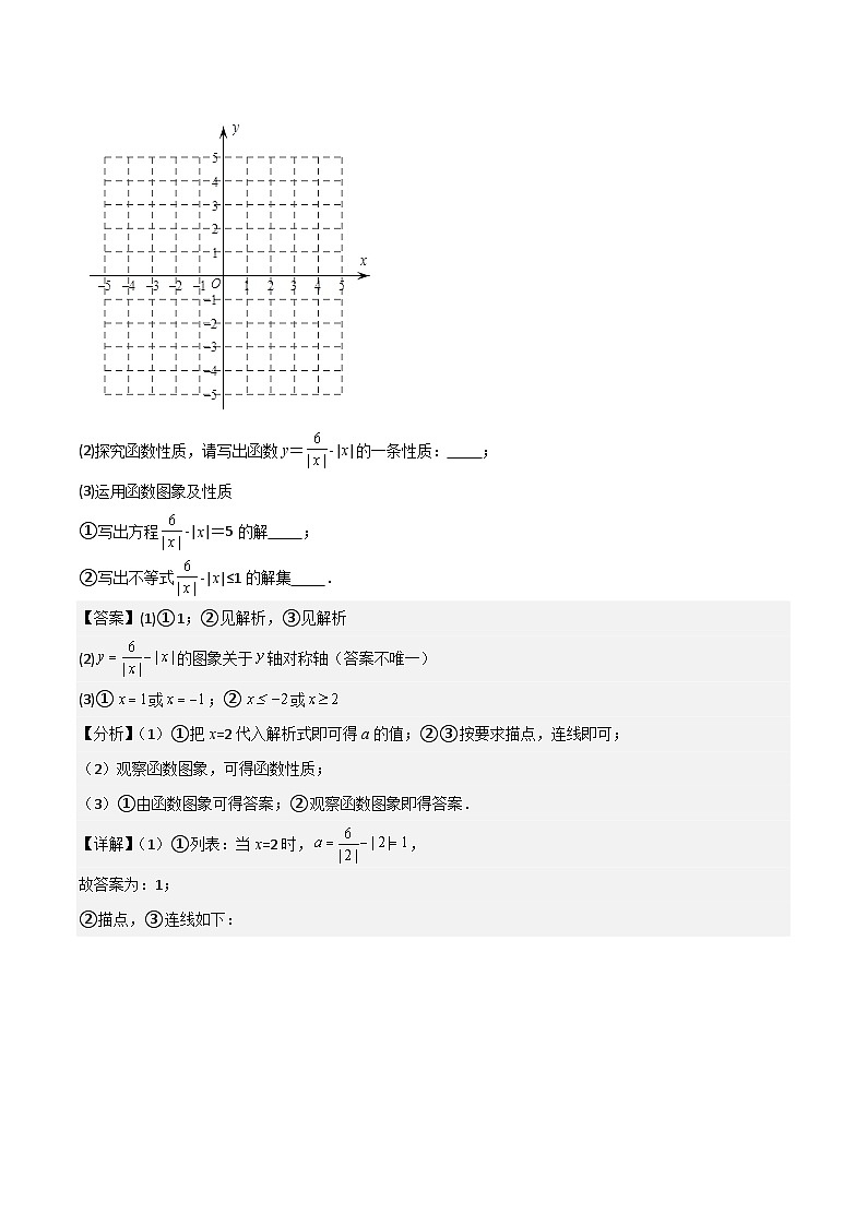 2025年中考数学三轮冲刺考前突破练习07 阅读理解、函数与几何探究、综合实践题（4大必考题型）解析版第2页