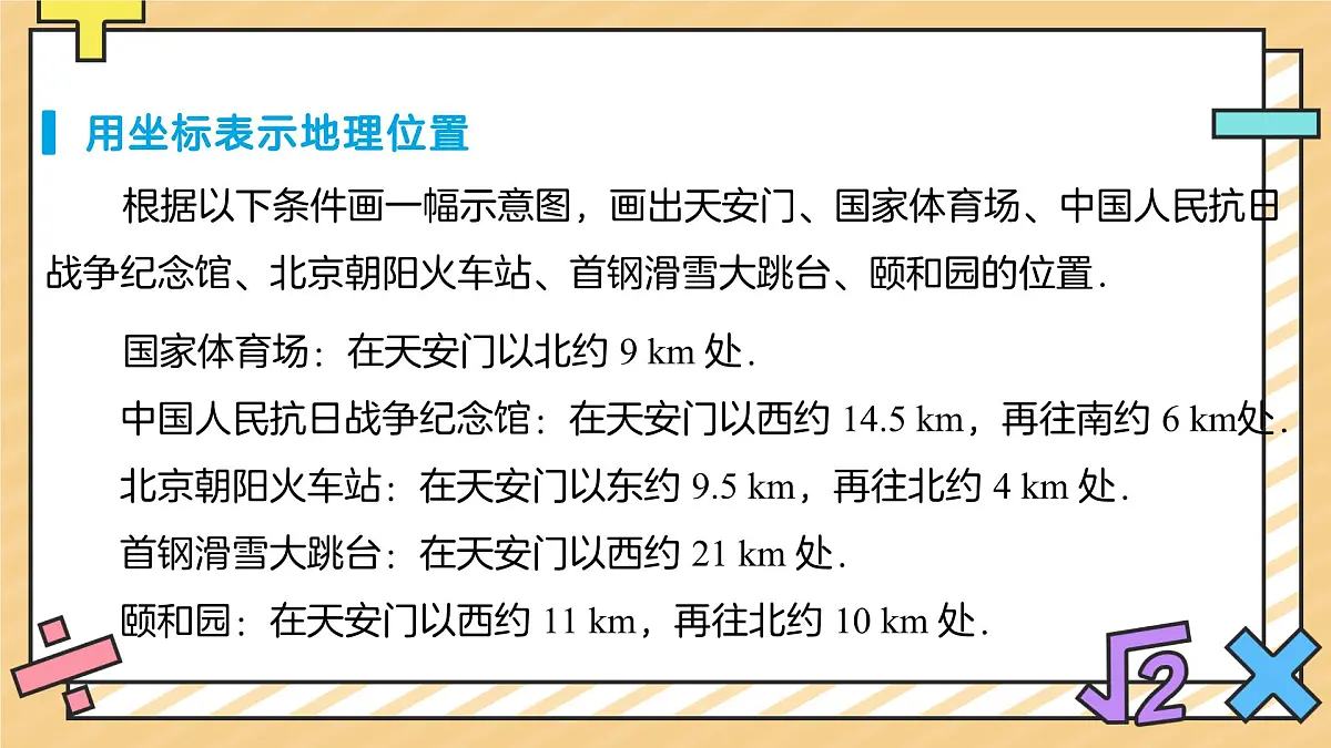 9.2.1用坐标表示地理位置 课件 数学人教版（2024）七年级下册第3页