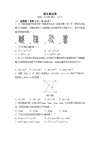 人教版(2024)数学八年级上册 期末测试卷(试卷)