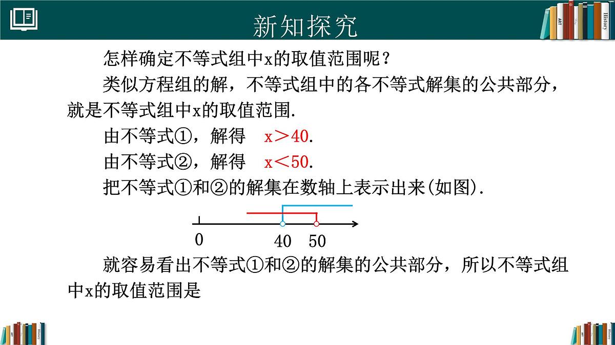 人教版七年级下册数学11.3一元一次不等式组（同步课件）第5页