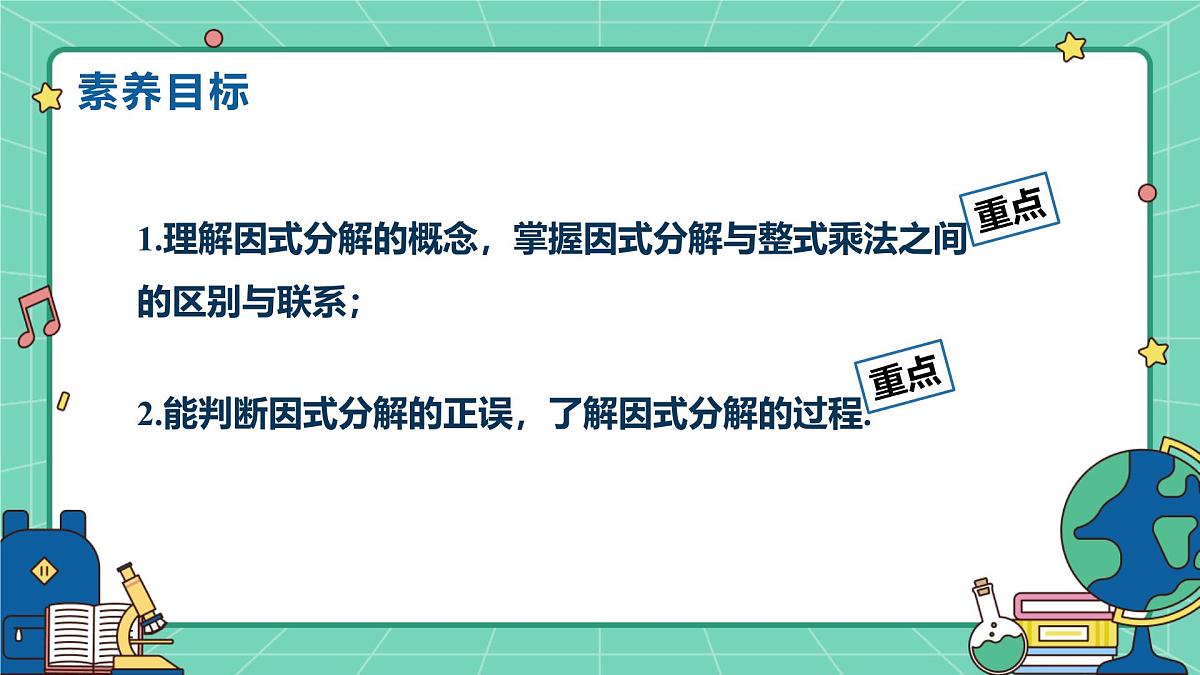 9.1因式分解（教学课件）-初中数学冀教版（2024）七年级下册第2页