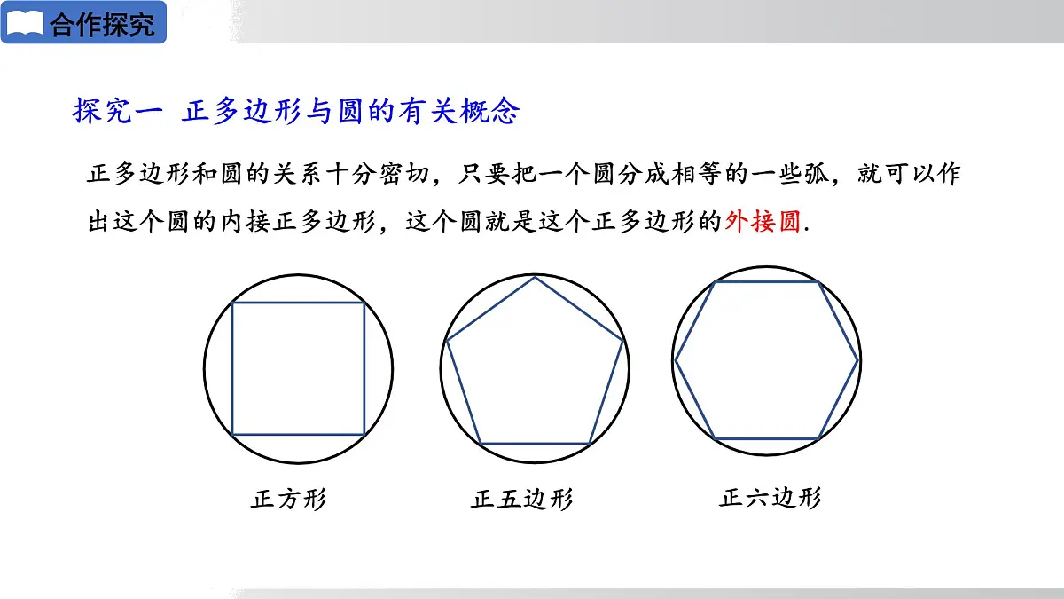 2025年春华师版九年级下册数学上课课件 27.4 正多边形与圆第5页