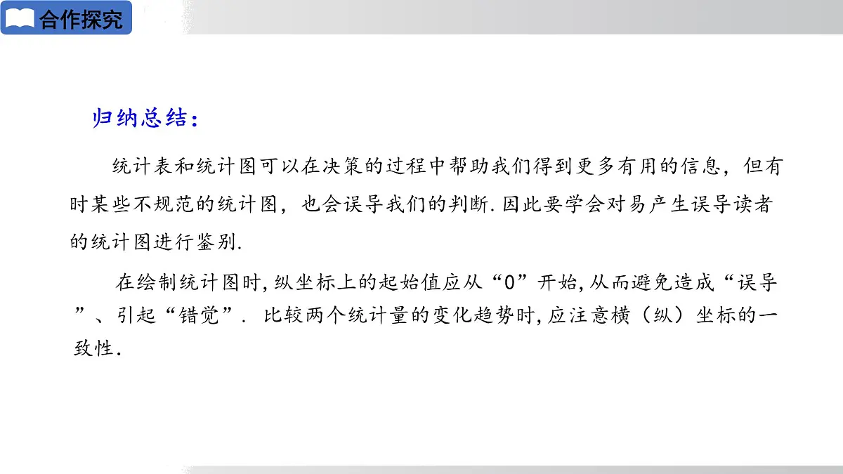2025年春华师版九年级下册数学上课课件 28.3.2 容易误导读者的统计图第5页