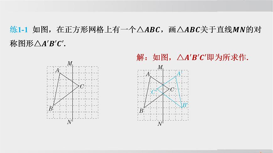 2025年春华师版七年级下册数学上课课件（福建专用）9.1 轴对称-3. 作轴对称图形第7页
