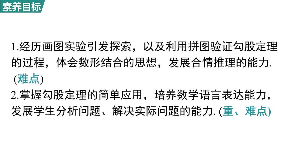 北师大版（2024）八年级数学上册 1.1  探索勾股定理 第2课时（课件）第2页